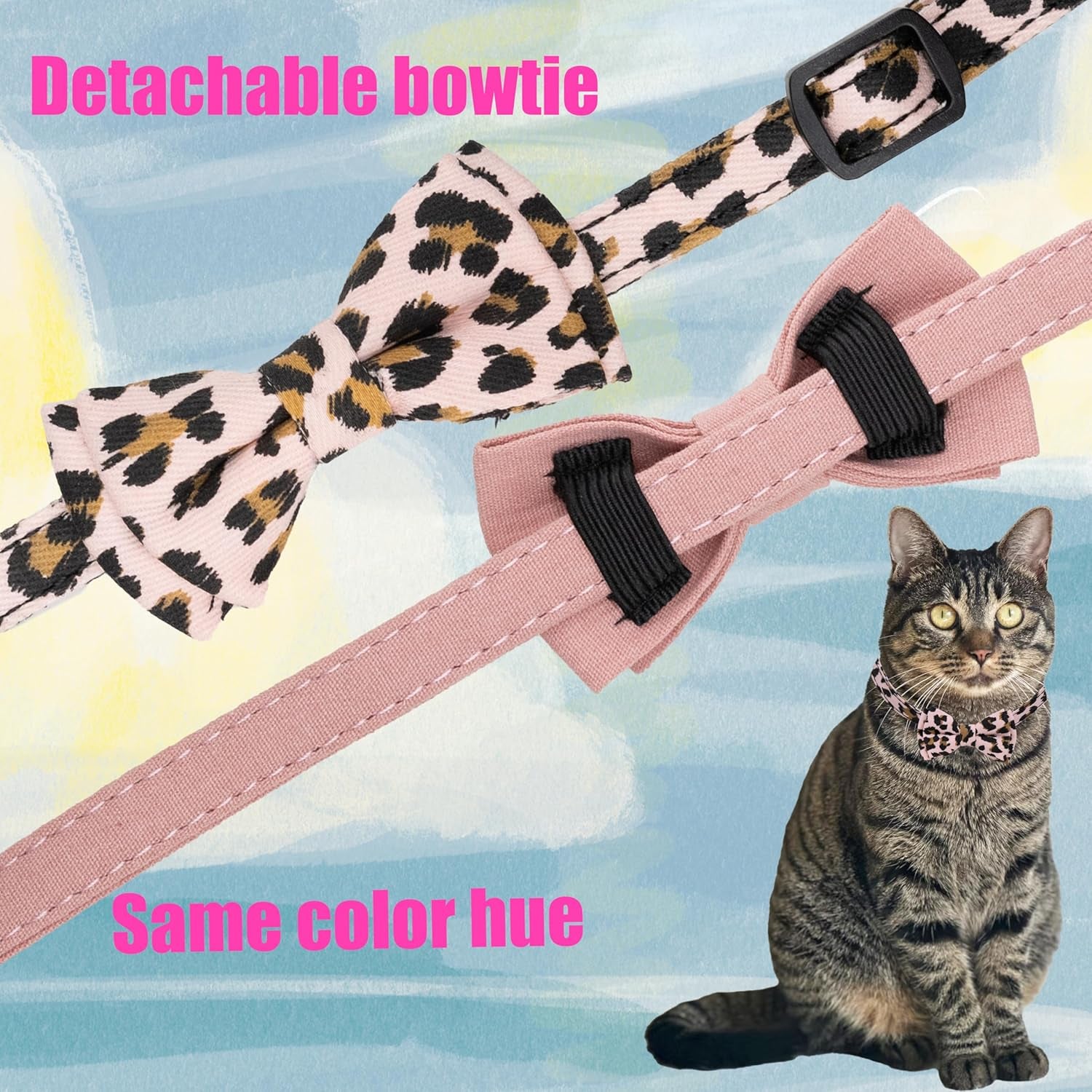 breakaway cat collar bow tie