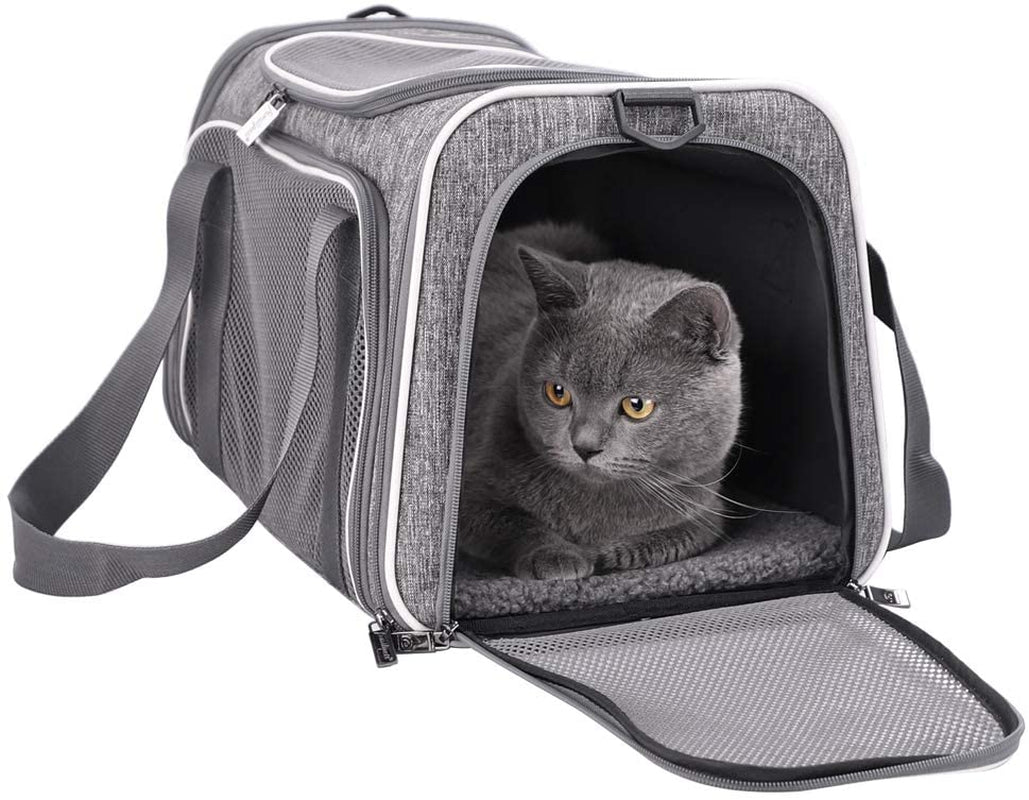 Soft Cute Travel Pet Carrier Bag for Medium Cats, Kitty and Puppy, Fantasy Pink, M