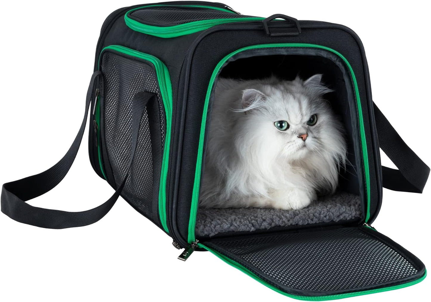 Soft Cute Travel Pet Carrier Bag for Medium Cats, Kitty and Puppy, Fantasy Pink, M